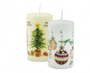 Pillar Candle with Decoration