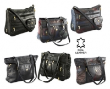 Ladies Patch Leather Handbags