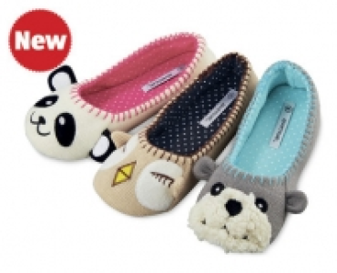 Ladies Novelty Ballerina Slippers