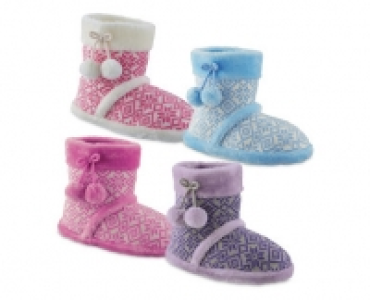 Ladies Boot Slippers £4.99
