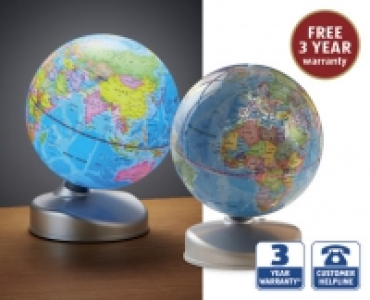 Illuminated Night Light Globe