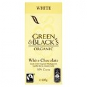 Green & Blacks Organic White Chocolate £2.19