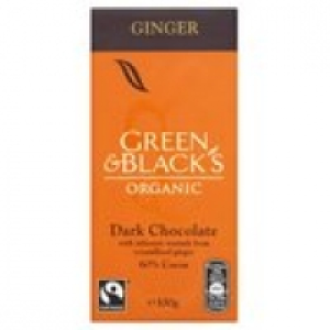 Green & Blacks Organic Fairtrade Dark Chocol £2.19