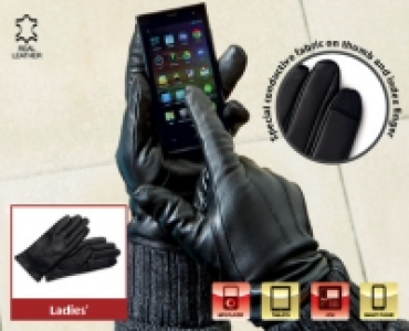 Smartphone Leather Gloves