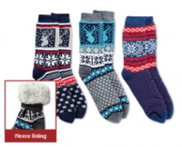 Fleece Slipper Socks