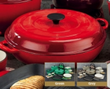 Shallow Cast Iron Casserole Dish £24.99