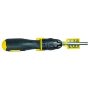 Stanley Multi Ratcheting Screwdriver With 10 Bit Set &pound;9.99
