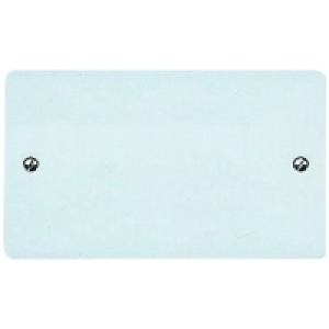 MK Blanking Plate 2 Gang White K3828PPK