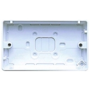 MK Surface Mounted Box Double 30mm K2142RPWH £2.15