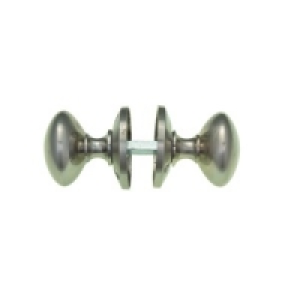 Wickes Santiago Mortice Door Knob Pack Nickel £10.39