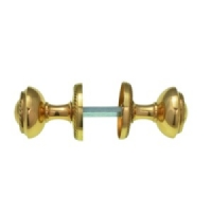Wickes Charleston Mortice Door Knob Brass