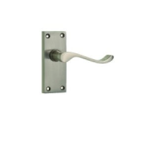 Wickes York Latch Handle Satin Nickel £7.99