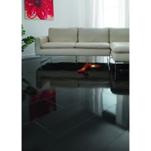 Wickes High Gloss Black Laminate Flooring