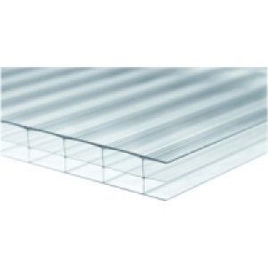 Wickes 16mm Triplewall Polycarbonate Sheet 980x4000mm &pound;95.99