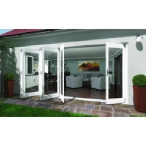 Wickes Lyndon Finished Folding Patio Door White 14ft Wide £3.19
