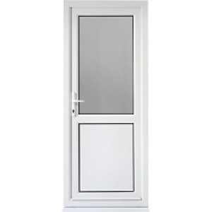 Wickes Tamar Pre-Hung uPVC Door 2085x840mm Right Hung