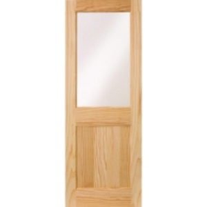 Wickes Tamar External Pine Door Glazed 1 Panel 1981x762mm