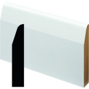Wickes Fully Finished MDF Chamfered Skirting 14.5x94x2400mm