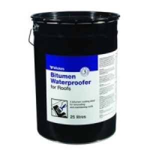 Wickes Brush Applied Bitumen Roof Waterproofer 25L
