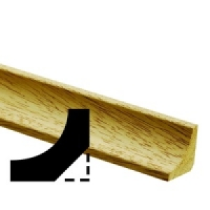 Wickes Light Hardwood Scotia FB145 21x21x2400mm