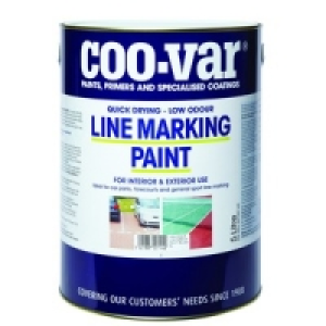 Coo-Var Low Odour Line Marking Paint Yellow 5L