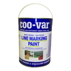 Coo-Var Low Odour Line Marking Paint White 5L £49.99