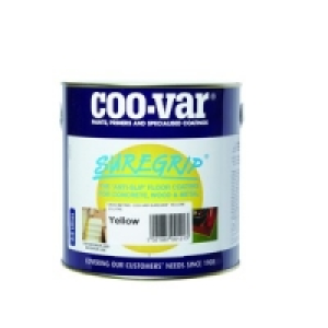 Coo-Var Suregrip Anti-Slip Floor Paint Yellow 2.5L £29.99