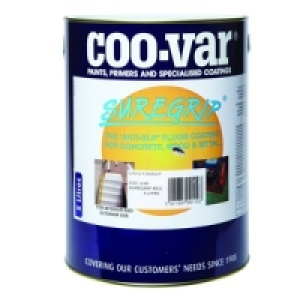 Coo-Var Suregrip Anti-Slip Floor Paint Red 5L £49.99