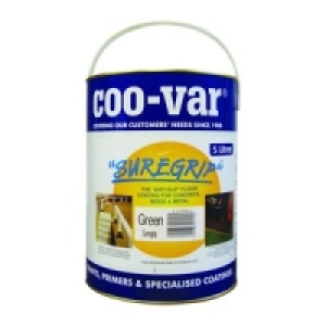 Coo-Var Suregrip Anti-Slip Floor Paint Green 5L £49.99