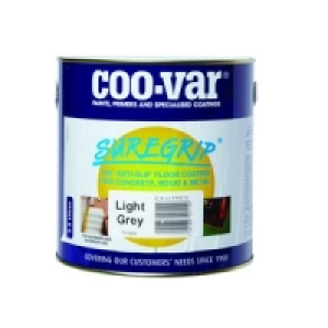 Coo-Var Suregrip Anti-Slip Floor Paint Light Grey 2.5L £29.99