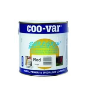 Coo-Var Suregrip Anti-Slip Floor Paint Red 2.5L £29.99