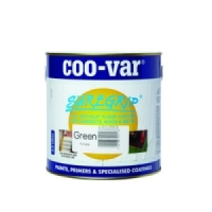 Coo-Var Suregrip Anti-Slip Floor Paint Green 2.5L £29.99