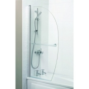 Wickes Half Bath Screen Silver Effect Frame