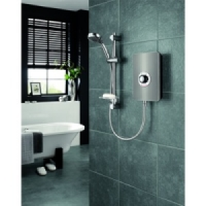 Wickes  Trition Style 9.5kW Electric Shower Gun Metal Effect