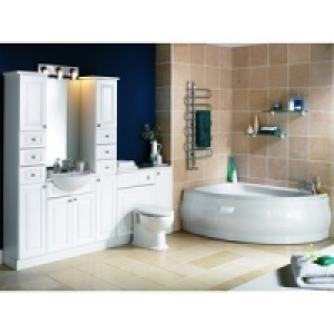 Wickes Toulouse Decor Shelf White 2400mm