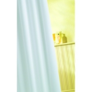 Wickes Textile Shower Curtain White £9.99