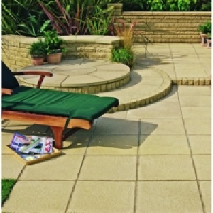 Wickes Buxton Paving 450x450mm Buff 60 Pack
