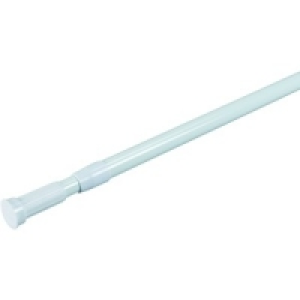 Wickes Telescopic Shower Curtain Rail White