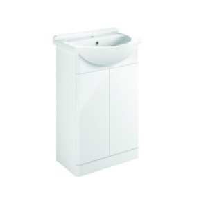 Wickes Bettona Curved Vanity Unit & Basin 550mm