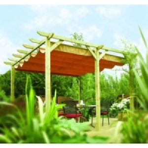 Rowlinson Verona Retractable Canopy 2.5x3.9x3.6m Taupe