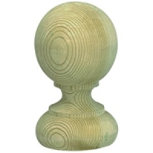 Wickes Deck Post Ball 128x77x77mm Green