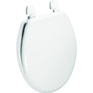 Wickes White Painted Wood Toilet Seat