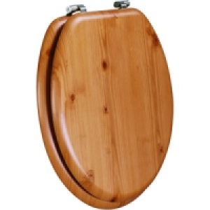 Wickes Solid Antique Pine Toilet Seat £14.99