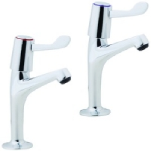 Wickes Modena Pillar Kitchen Sink Taps Chrome £23.00