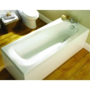 Wickes Eco Contemporary Low Literage Bath White 1680mm