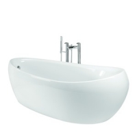 Wickes  Wickes Cocoon Freestanding Bath White 1750mm