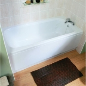 Wickes Aswan Spacesaver Straight Bath White 1500mm £107.00