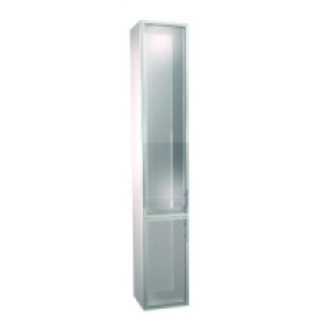 Vermont Tower Unit With Aluminium & Glass Doors 300mm