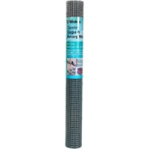 Wickes 25mm Garden Cage & Aviary Wire Mesh 0.9mx6m Galvanise