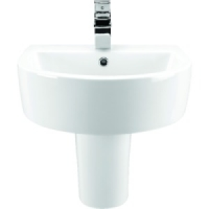 Wickes Style Basin with Semi Pedestal 500mm £98.00